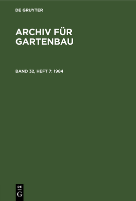 1984 - Deutsche Akademie Der Landwirtschaftswissenschaften Zu Berlin