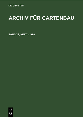 1988 - Deutsche Akademie Der Landwirtschaftswissenschaften Zu Berlin