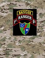 1st Ranger Battalion 8.5 X 11 200 Page Lined Notebook