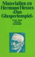 [2 Vols. ] Suhrkamp Taschenb?cher, Nrs.80 & 108, Materialien Zu Hermann Hesse 'Das Glasperlenspiel'
