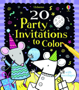 20 Party Invitations to Color