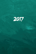 2017: Calendario/Scadenzario: 1 settimana per 2 pagine, Formato 6" x 9" (15.24 x 22.86 cm), Copertina Lavagna