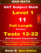 2018 SAT Subject Level 1 Book B Tests 12-22