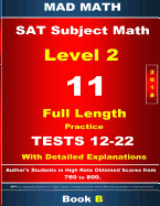 2018 SAT Subject Math Level 2 Book B Tests 12-22