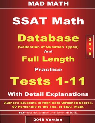 2018 SSAT Database and 11 Tests - Su, John