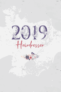 2019 Hairdresser: January to December 2019 Diary Planner