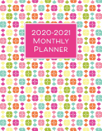 2020-2021 Monthly Planner: Dated Months Only Family Calendar Planner for Schedules and Important Dates