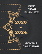 2020-2024 Five Year Planner: 60 Months Calendar 5 Year Appointment Calendar, Agenda Schedule Organizer Logbook and Journal Appointment Notebook Holidays (2020-2024 Monthly Planner)