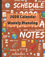 2020 Calendar: Weekly planning