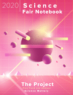 2020 Science Fair Notebook: Girls Pink Geometric and Aliens