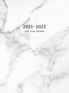 2021-2025 Five Year Planner: 60-Month Schedule Organizer 8.5 x 11 with Marble Cover (Volume 1 Hardcover)