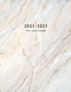 2021-2025 Five Year Planner: 60-Month Schedule Organizer 8.5 x 11 with Marble Cover (Volume 2)