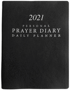 2021 Personal Prayer Diary and Daily Planner - Black (Smooth)