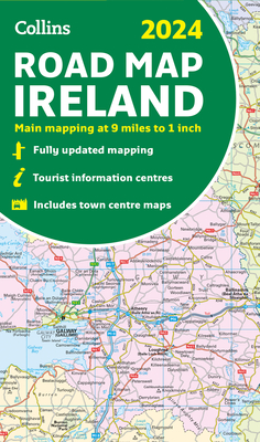 2024 Collins Road Map of Ireland: Folded Road Map (Collins Road Atlas) - Collins Maps