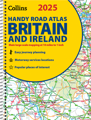 2025 Collins Handy Road Atlas Britain and Ireland: A5 Spiral - Collins Maps