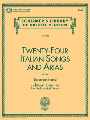 24 Italian Songs & Arias - Medium High Voice - Keene, John (Contributions by)