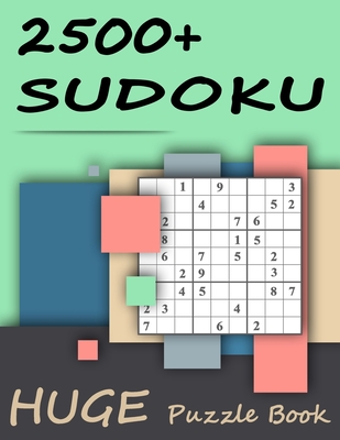 2500+ Sudoku - Huge Puzzle Book: Mega Jumbo Giant Book of Sudoku Puzzles - The Biggest, Largest, Fattest, Thickest Sudoku Book on Earth - 2500+ Problems - Easy, Medium, Hard and Expert Levels - Puzzles, Beeboo