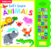27-Button Sound Book Let's Learn Animals