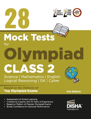 28 Mock Test Series for Olympiads Class 2 Science, Mathematics, English, Logical Reasoning, GK & Cyber 3rd Edition - Disha Experts