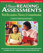 3-Minute Reading Assessments: Grades 1-4: Word Recognition, Fluency, & Comprehension