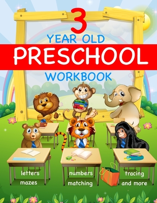 3 Year Old Preschool Workbook: Curriculum for 3 Year Old Preschool and Homeschool - Books, Busy Hands