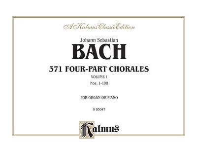 371 Four-Part Chorales, Vol 1: Nos. 199-371 (for Organ or Piano), Comb Bound Book - Bach, Johann Sebastian (Composer)