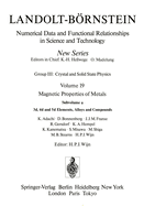 3d, 4d, and 5d Elements, Alloys and Compounds / 3d-, 4d- Und 5d-Elemente, Legierungen Und Verbindungen