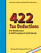 422 Tax Deductions for Businesses and Self-Employed Individuals - Kamoroff, Bernard B, CPA