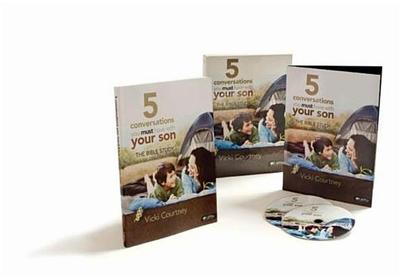 5 Conversations You Must Have with Your Son - Leader Kit: The Bible Study - Courtney, Vicki