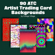 90 ATC Artist Trading Card Backgrounds