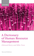 A Dictionary of Human Resource Management