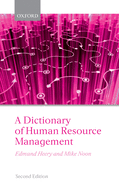 A Dictionary of Human Resource Management