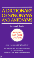 A Dictionary of Synonyms and Antonyms