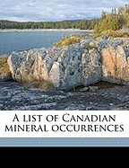 A List of Canadian Mineral Occurrences