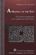A Mazing of the Text: The Search for Signification in the Labyrinth of French Poetics - Alvarez-Detrell, Tamara (Editor), and Paulson, Michael G (Editor), and Bolovan, Margaret M