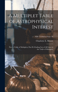 A Multiplet Table of Astrophysical Interest: Part I--Table of Multiplets; Part II--Finding List of All Lines in the Table of Multiplets; NBS Technical Note 36