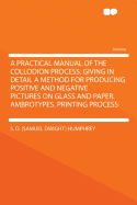 A Practical Manual of the Collodion Process, Giving in Detail a Method for Producing Positive and Negative Pictures on Glass and Paper. Ambrotypes. Printing Process ..