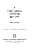 A South Carolina Chronology, 1497-1970