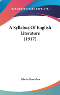 A Syllabus of English Literature (1917)