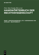 Ab?nderung Von Urteilen - Beamtenrecht