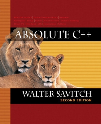 Absolute C++ - Savitch, Walter