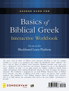 Access Card for Basics of Biblical Greek Interactive Workbook: For Use on the Blackboard Learn Platform