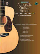 Acoustic Masterclass: Acoustic Guitar Solos, Book & CD