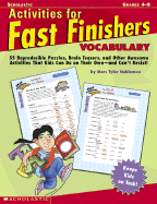 Activities for Fast Finishers: Vocabulary - Nobleman, Marc Tyler, and Tyler Nobleman, Marc