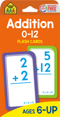 Addition 0-12 Flash Cards - School Zone Publishing