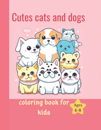 Adorable Pets Coloring Book for Kids Ages 4-8: Charming Cartoon Cats, Dogs & Pawfect Pals