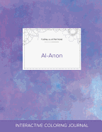 Adult Coloring Journal: Al-Anon (Floral Illustrations, Purple Mist)