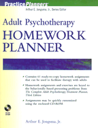 Adult Psychotherapy Homework Planner - Jongsma, Arthur E