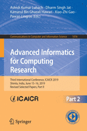 Advanced Informatics for Computing Research: Third International Conference, Icaicr 2019, Shimla, India, June 15-16, 2019, Revised Selected Papers, Part I