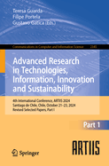 Advanced Research in Technologies, Information, Innovation and Sustainability: 4th International Conference, ARTIIS 2024, Santiago de Chile, Chile, October 21-23, 2024, Revised Selected Papers, Part I